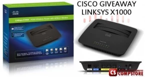 Linksys X1000 N300 Wireless Router Modem ADSL2+