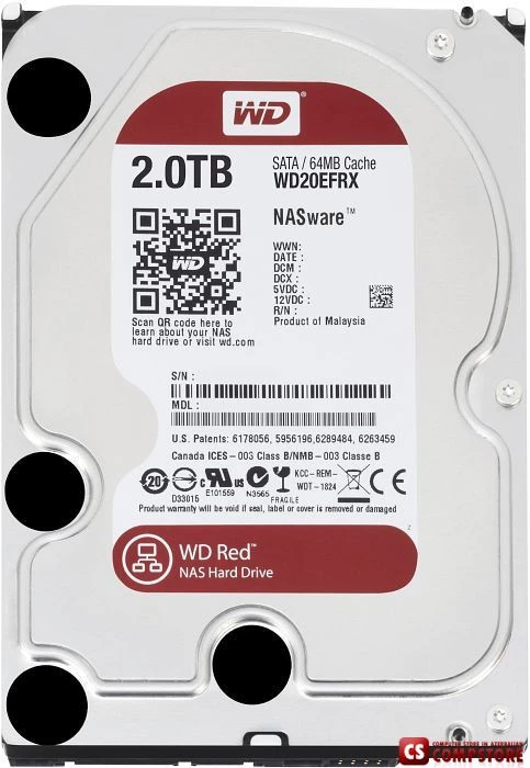 Western Digital Red HDD 2 Tb SATA 6Gb/s (WD20EFRX)