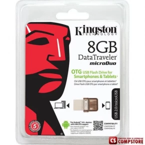 Kingston DataTraveler 8 GB USB OTG Flash Drive