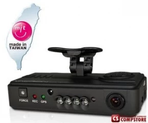 Авто Видеорегистратор Vacron CDR-E07 (720P/ Dual Cam/ GPS/ G-Sensor)