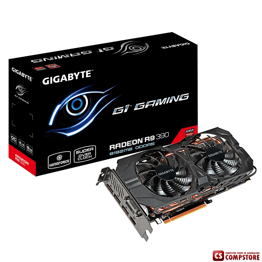 GIGABYTE AMD Radeon™  R9 390 Gaming (GV-R939G1 GAMING-8GD) (8 GB | 512 Bit)
