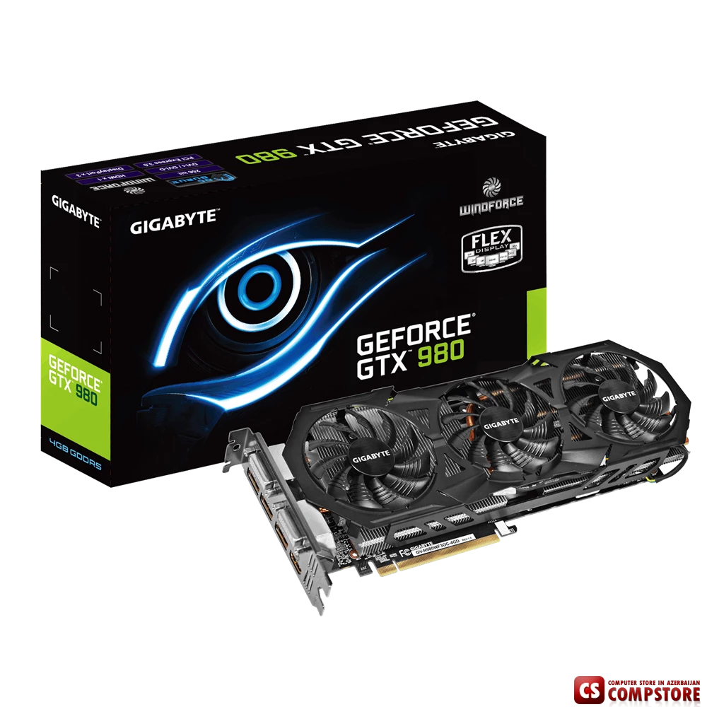 GIGABYTE GEFORCE® GTX 980 (GV-N980WF3OC-4GD) (4 GB | 256 Bit)