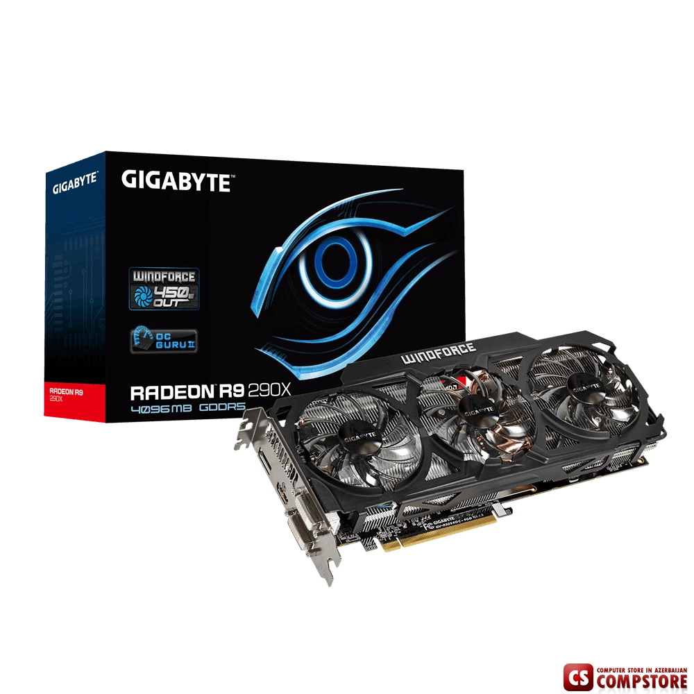 GIGABYTE AMD Radeon™ R9 290 (GV-R929XOC-4GD) (4 GB | 512 Bit)