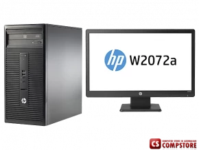 Компьютер HP ProDesk 400 G2 (L9U33EA) (Intel® Pentium® G3250/ DDR3 4 GB/ 500 GB HDD/ DVD RW/ HP W2072a 20")
