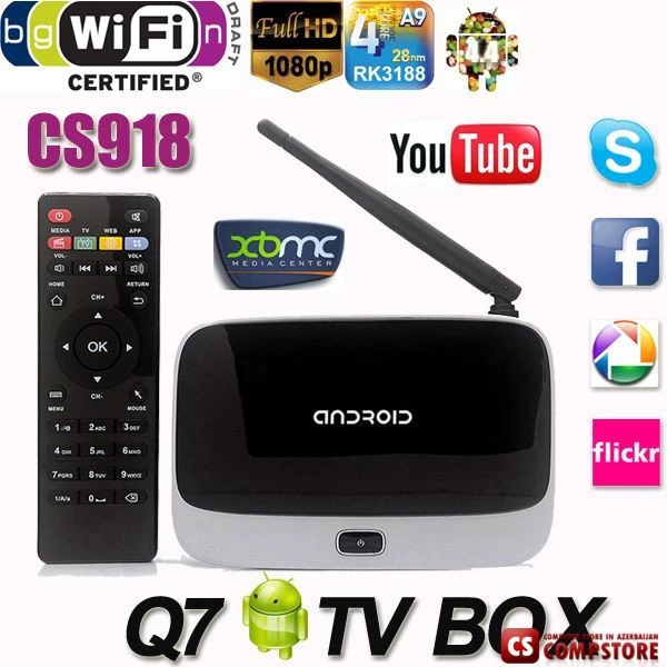 Tv Box Android CS918 (Android 4.2.2 2G/ 8G Quad Core 1080P FHD TV Box Mini PC)