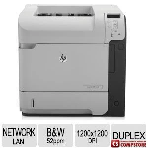 HP LaserJet Enterprise 600 M602n (CE991A) (A4, 50стр / мин, 512Mb, LCD, USB2.0, Ethernet)