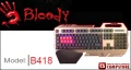 A4Tech Bloody B418 8 Light Strike Gaming Keyboard