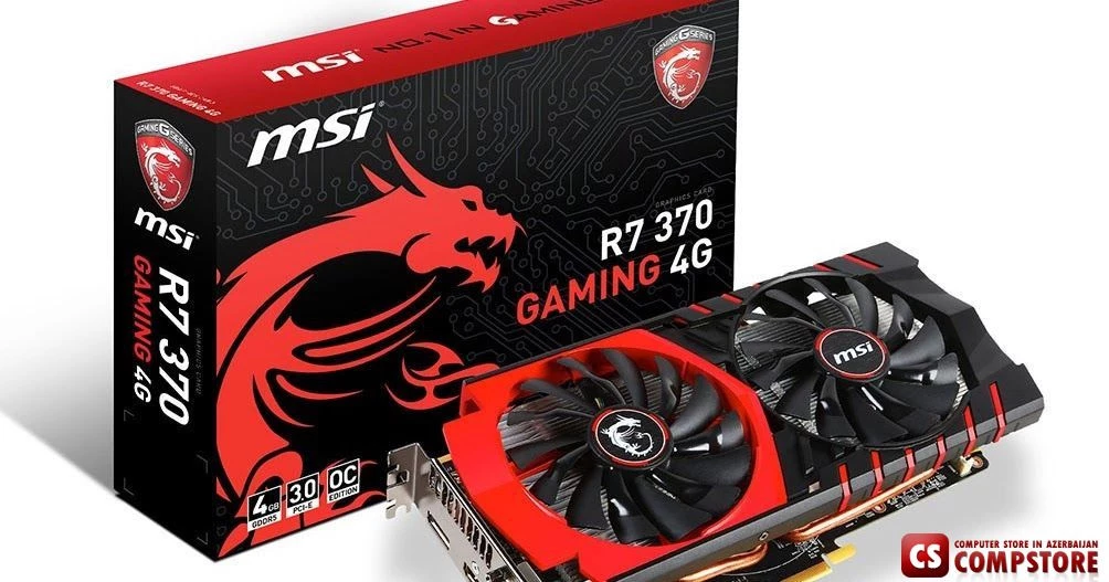 MSI RADEON™ R7 370 GAMING 4G (4 GB | 256 bit)