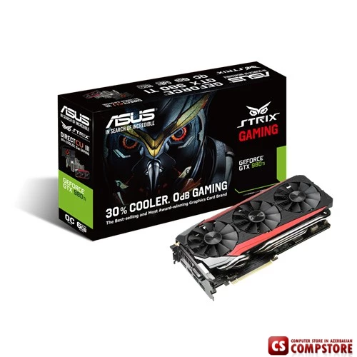 ASUS GEFORCE® STRIX-GTX980TI-DC3OC-6GD5-GAMING (6 GB / 384 bit)