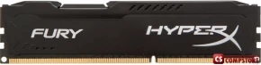 DDR3 Kingston HyperX Fury Black 8 GB 1866 MHz (HX318C10FBK2/16)