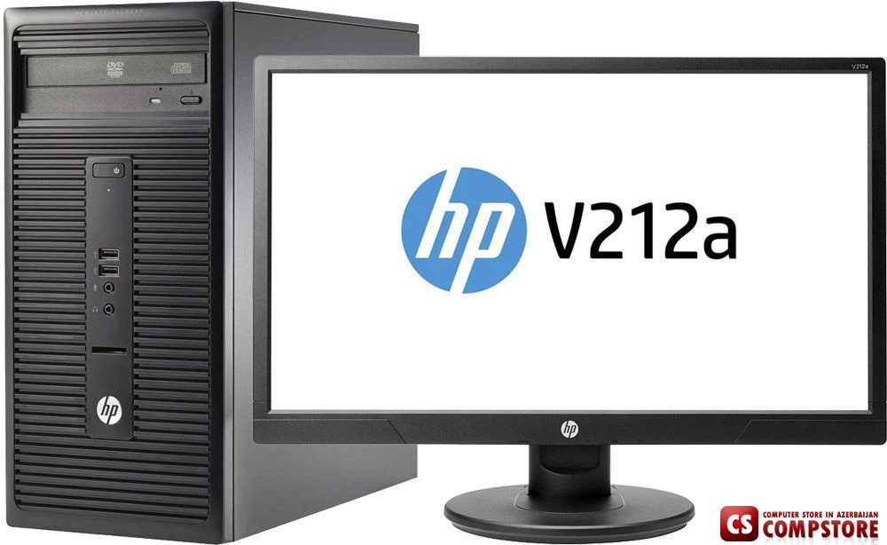 HP 280 G2 MT (W4A30ES) (Intel® Core™ i3-6100/ DDR4 4 GB/ 1 TB HDD/ DVD RW/ HP V212A 20.7")