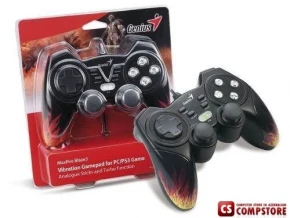 Genius MaxFire Blaze 3 Vibration USB Joystik for Computer & Sony PS3 (31610060101)