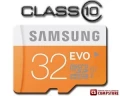 microSD Samsung EVO 32GB Class 10 Micro SDHC Card