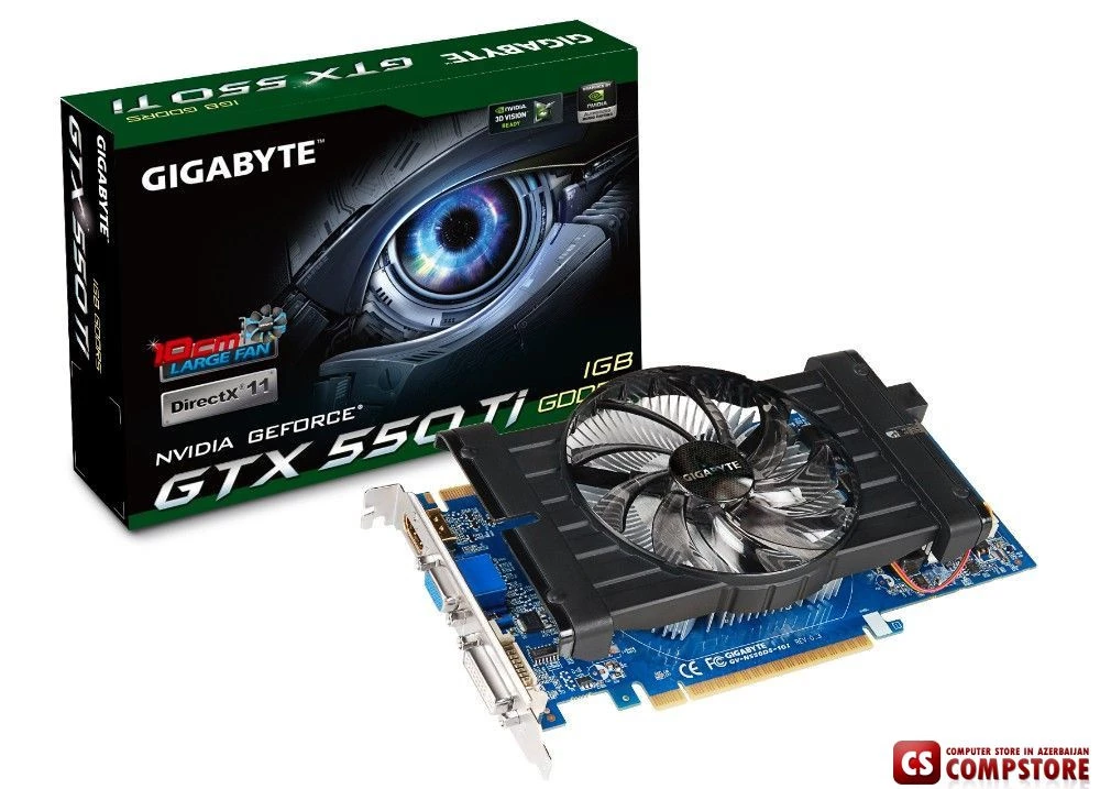 GIGABYTE GEFORCE® GTX 550Ti (GV-N550D5-1GI) (1 GB | 192 Bit)