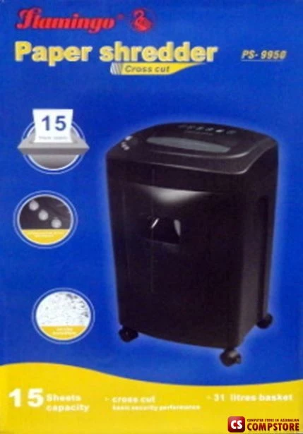 Flamingo PS-9950 Shredder Cross Cut A4 Format