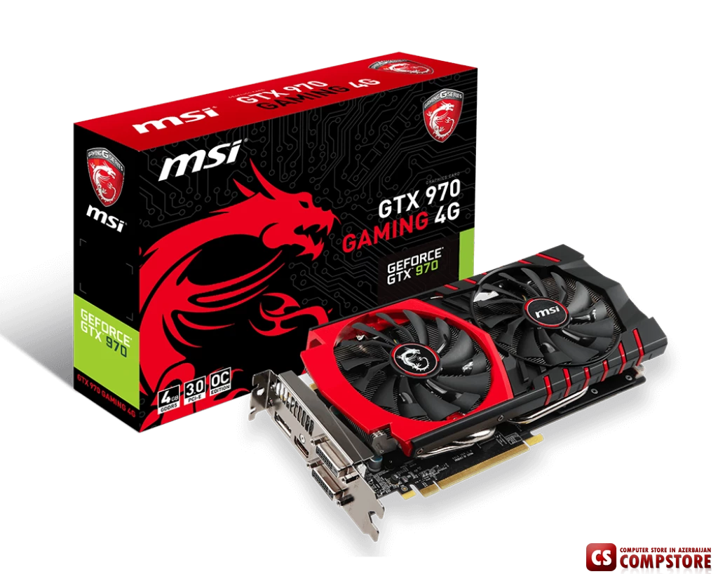 MSI GEFORCE® GTX 970 GAMING 4G (4GB | 256 Bit)