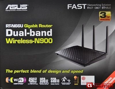 ASUS RT-N66U (90-IG1Z002U01-APA0)