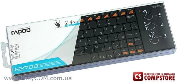 Rapoo E2700 Wireless Multi-media Touchpad keyboard