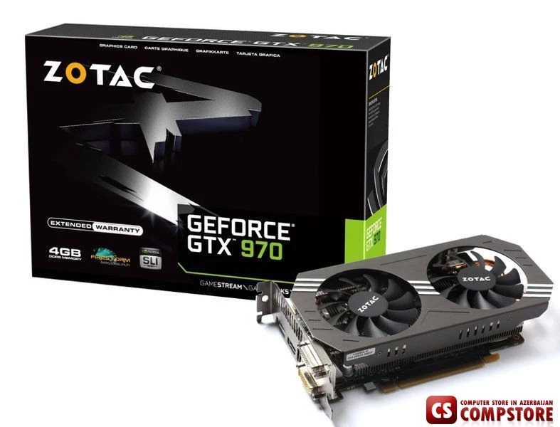 ZOTAC GEFORCE® GTX 970 (ZT-90101-10P) (4 GB | 256 Bit)