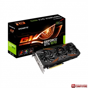GIGABYTE GEFORCE® GTX 1070 G1 Gaming (GV-N1070G1 GAMING-8GD) (8 GB | 256 bit)