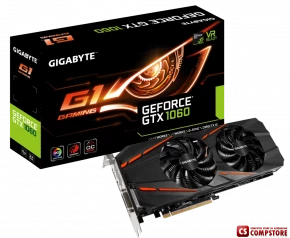 GIGABYTE GEFORCE® GTX 1060 WINDFORCE OC 6G (GV-N1060WF2OC-6GD) (6 GB | 192 bit)