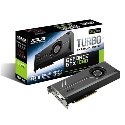 ASUS GEFORCE® GTX 8GB (TURBO-GTX1080-8G) (8 GB | 256 Bit)