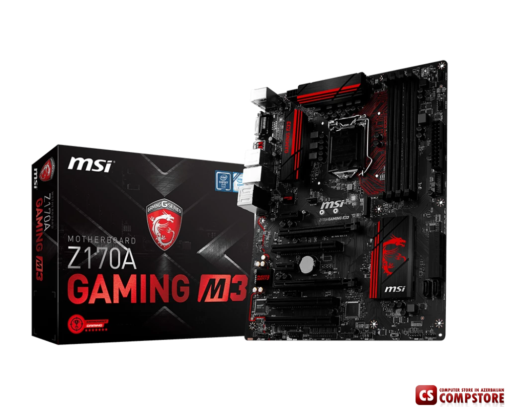 MSI Enthuastic Gaming Intel Z170A M3 (LGA 1151 DDR4 USB 3.1) Mainboard