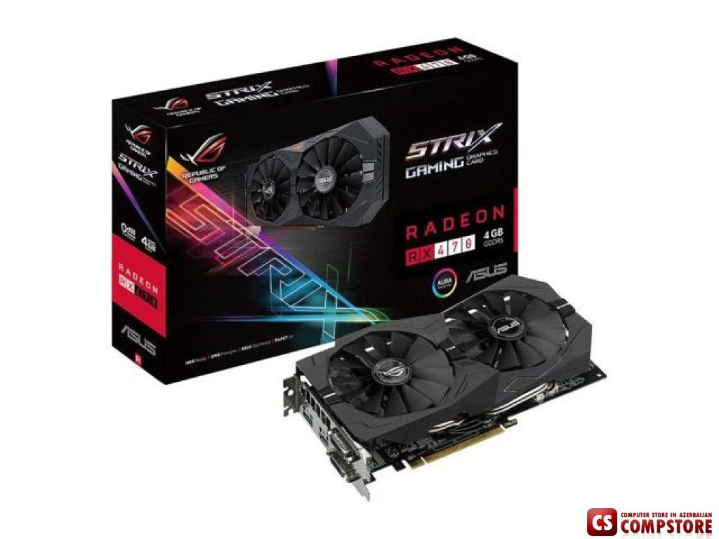 ASUS ROG AMD Radeon RX 470 (STRIX-RX470-O4G-GAMING) (4 GB | 256 Bit)