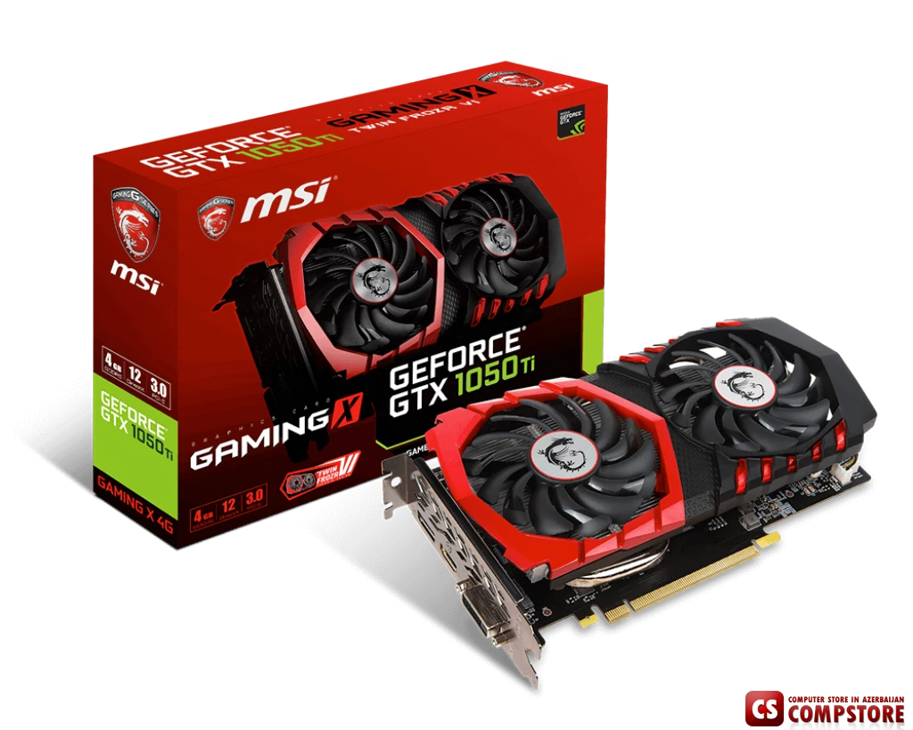 MSI GEFORCE® GTX 1050 GAMING X 2G (2GB | 128 Bit)