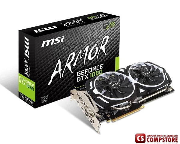 MSI GEFORCE® GTX 1060 ARMOR 6G OCV1 (6 GB | 192 Bit)