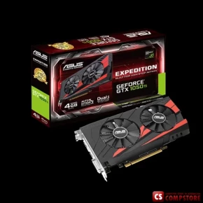 ASUS GEFORCE® GTX 1050Ti (EX-GTX1050TI-04G) (4 GB | 128 Bit)  Expedition GeForce®  eSports gaming card