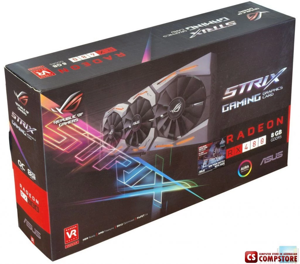 ASUS ROG STRIX-RX480-8G-GAMING (8 GB | 256 Bit)