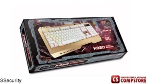 Jedel K920 Aluminum alloy panels led game keyboard