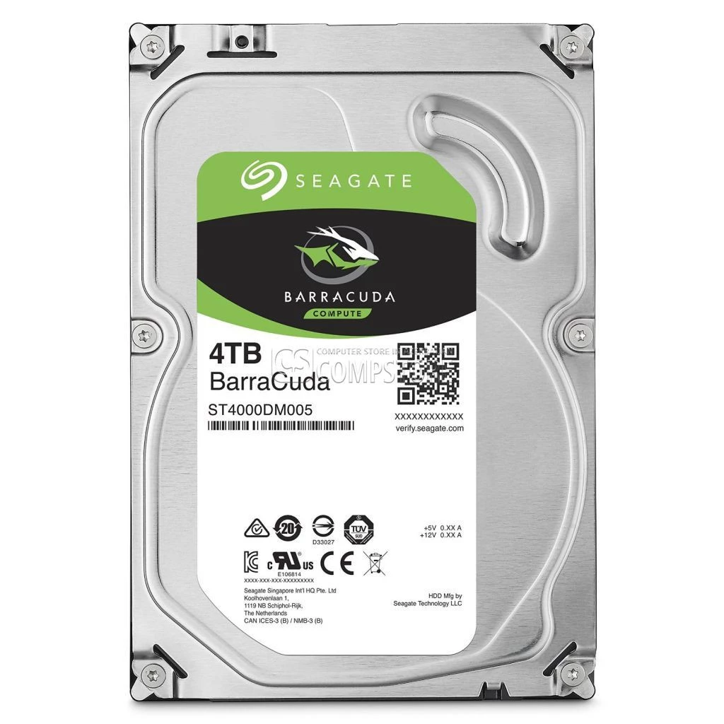 HDD Seagate BarraCuda 4 TB 3.5" 7200 RPM 64 MB (ST4000DM005)