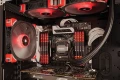 DDR4 Corsair Vengeance® LED 64GB (4 x 16GB) DDR4 DRAM 3000MHz C15 Memory Kit - Red LED (CMU64GX4M4C3000C15R)