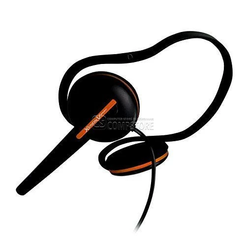 SonicGear Xenon V Sporty Stereo Headset With Mic - Black Orange