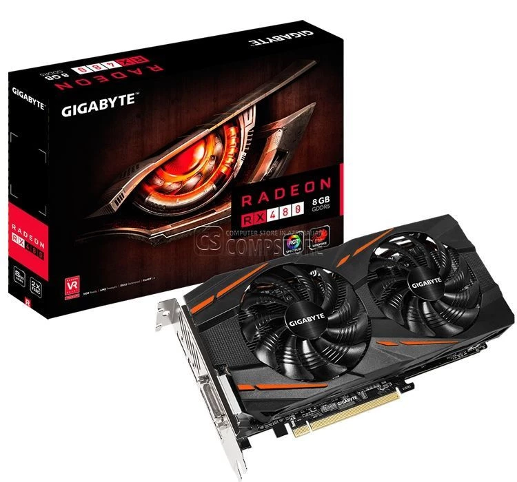 GIGABYTE Radeon™ RX 480 WINDFORCE 8G (GV-RX480WF2-8GD) (8 GB | 256 Bit)