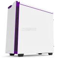 NZXT H440  White/Purple Windowed Mid Tower Gaming Case (CA-H442W-W2)
