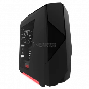 NZXT Noctis 450 Black and Red - Mid Tower Gaming Case (CA-N450W-M1)