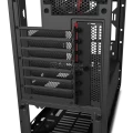 NZXT S340  Black and Red Windowed Mid Tower Gaming Case (CA-S340MB-GR)