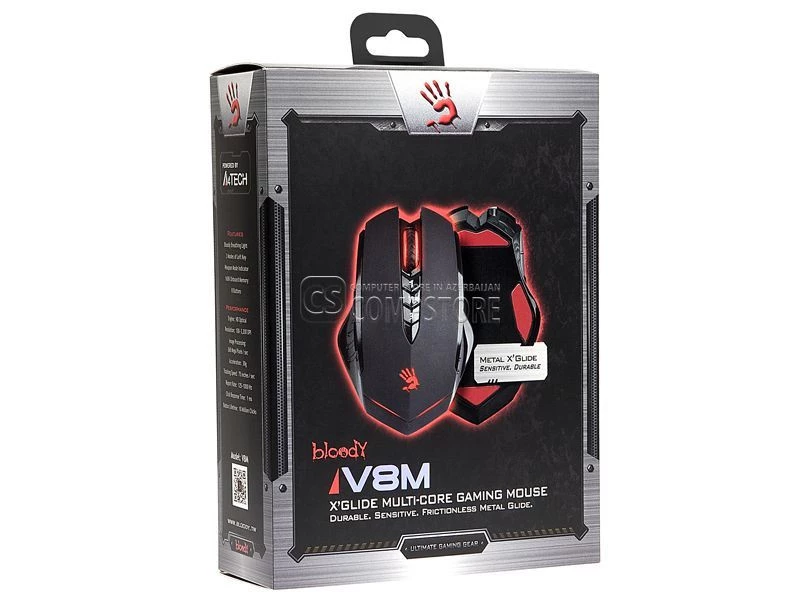 Gaming Mouse A4Tech Bloody V8M X`Glide Multi-Core Gaming Mouse