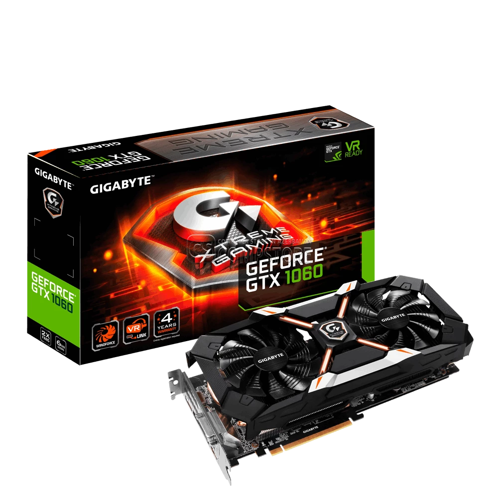 GIGABYTE GEFORCE® Xtreme Gaming 6G (GV-N1060XTREME-6GD) (6 GB | 192 Bit)
