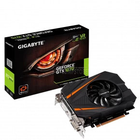GIGABYTE GEFORCE® 1070 Mini ITX 8G (GV-N1070IX-8GD) (8 GB | 256 Bit)