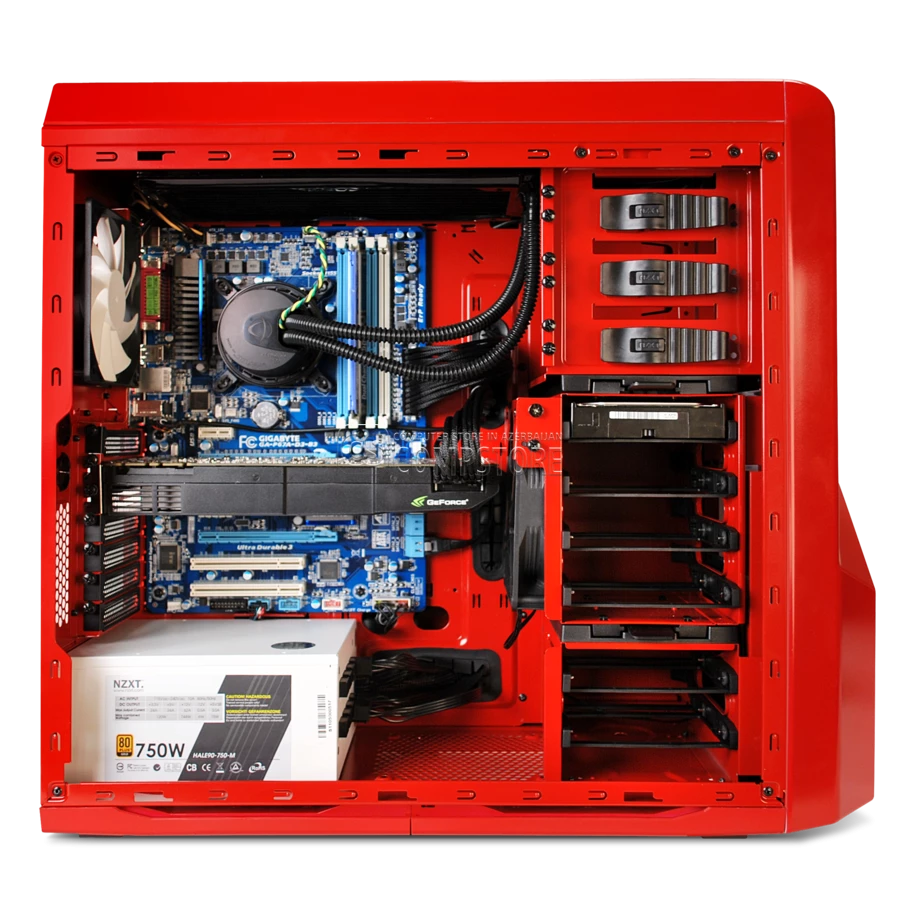 Kompüter CompStar EAGLE GF GM-2017-05 (Intel® Core™ i7-7700K/ DDR4 64 GB/ SSD 500 GB/ HDD 4 TB/ GeForce  GTX1080ti 11 GB)