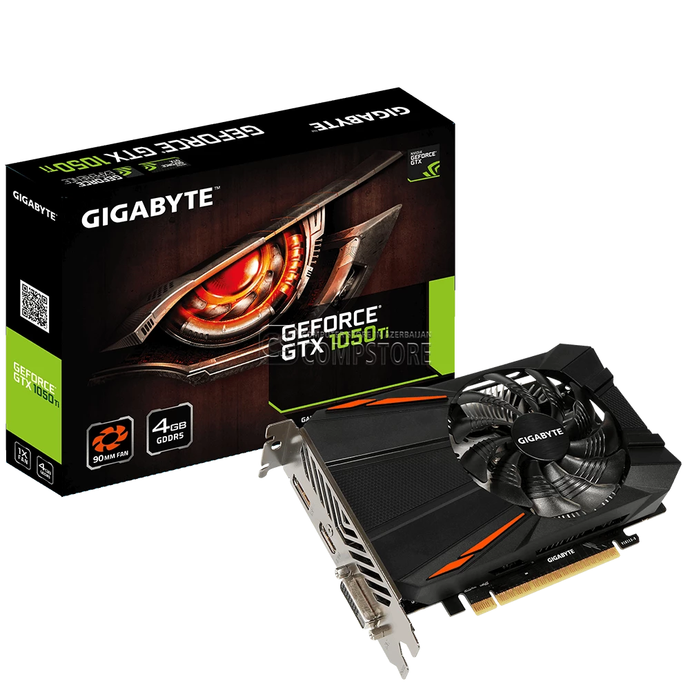 GIGABYTE GEFORCE® 1050 Ti D5 4G (GV-N105TD5-4GD) (4 GB | 128 Bit)
