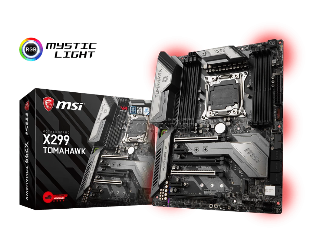 Mainboard MSI Arsenal Gaming X299 TOMAHAWK (LGA2066 | DDR4 | HDMI | DVI | M.2 | USB 3.1 | C-Type | ATX)