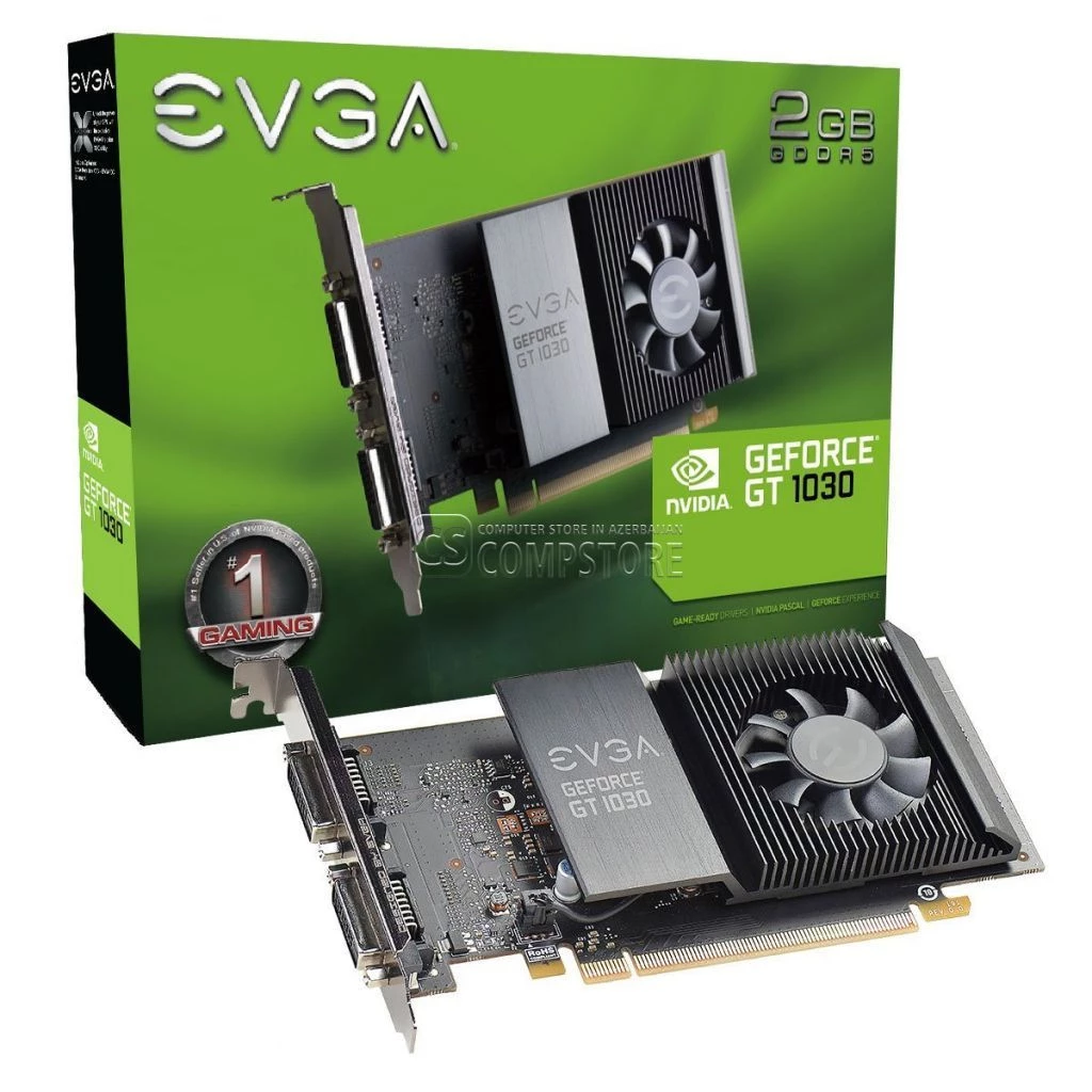 EVGA GEFORCE® GT 1030 SC 2GB GDDR5 (02G-P4-6338-KR) (2 GB | 128 Bit)