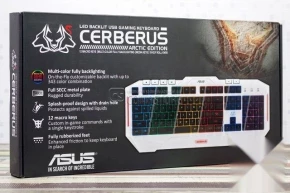 ASUS Cerberus Arctic Gaming Keyboard