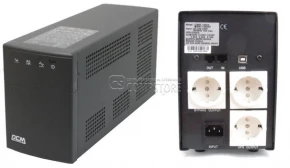 UPS Powercom Black Knight Pro 1000 VA BACK  BNT-1000AP (RS232 | TEL/FAX | COM | AVR)