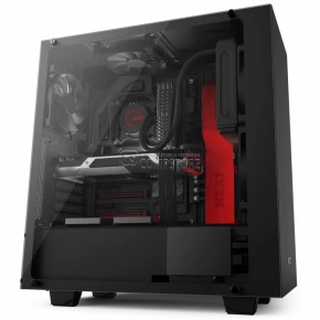 NZXT S340 Elite Black & Red Computer Case